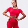 Basic Crop Top - Rosso