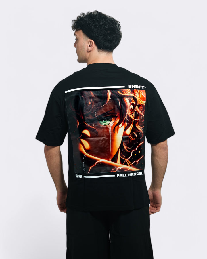 T-shirt Fallen Angel - Nero