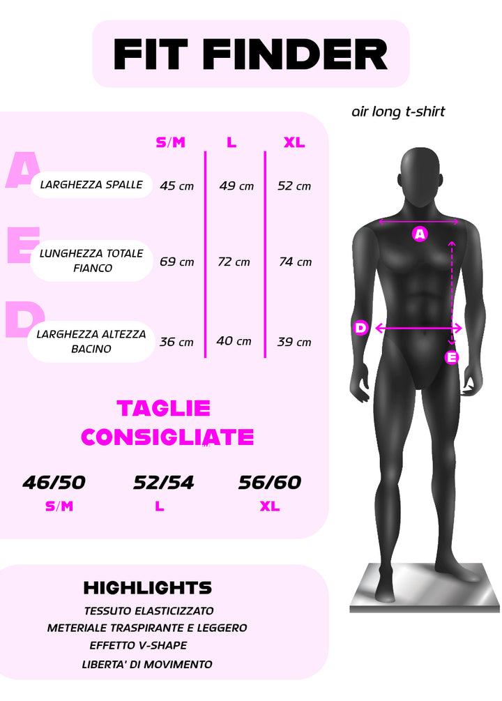 Air Long T-Shirt - Nero