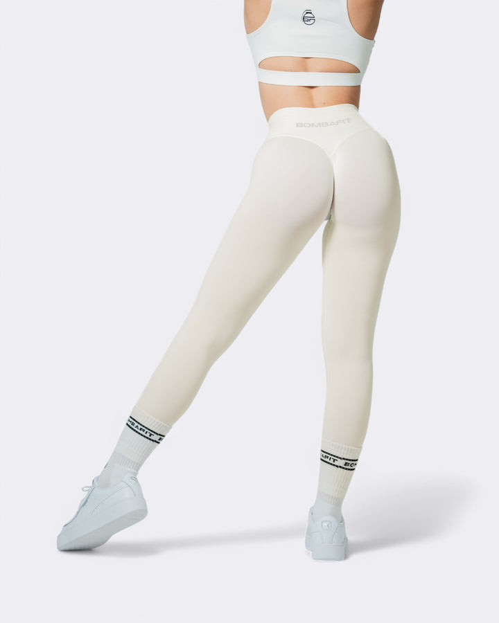 Oasis Leggings Push Up - Panna