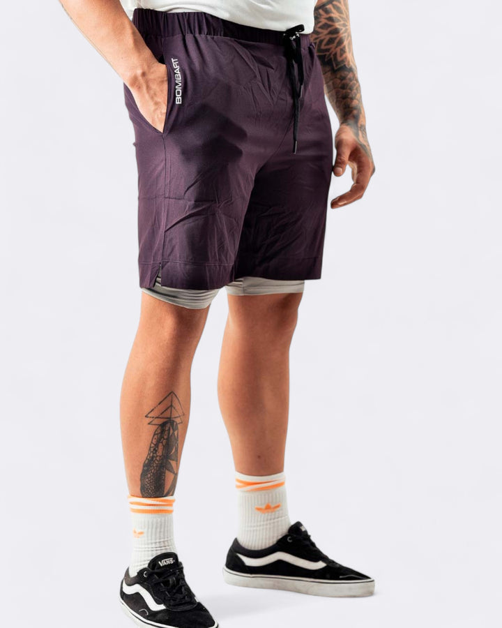 Elemental Men's Shorts - Dark Purple