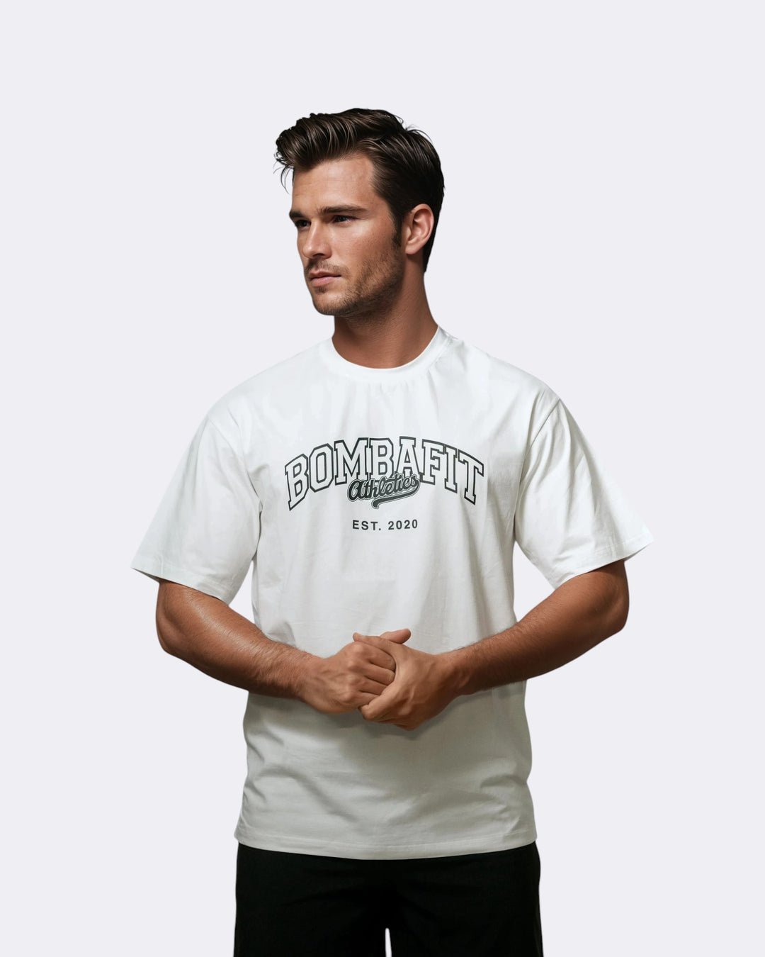T-shirt University - Bianco