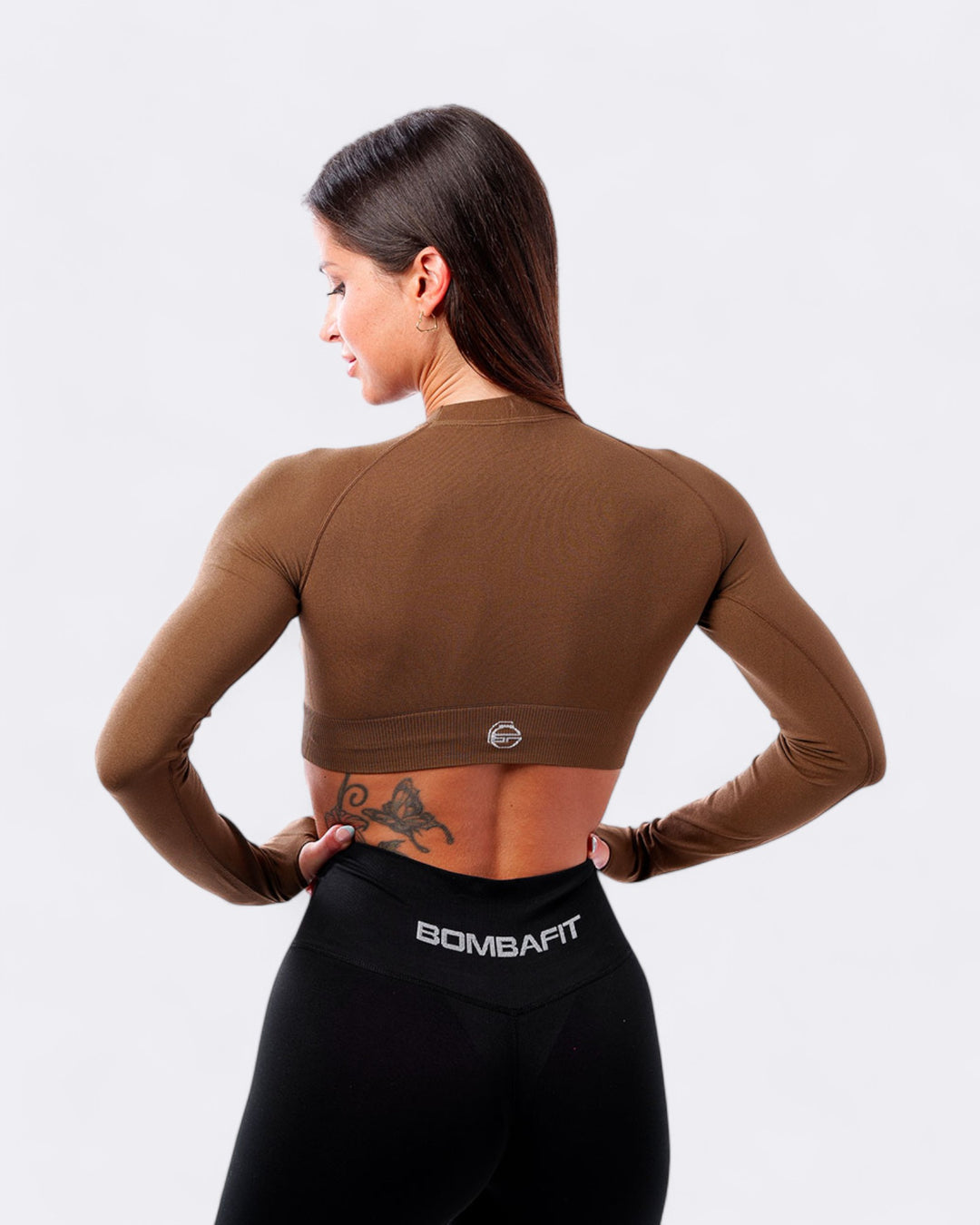 Basic Long Top - Marrone