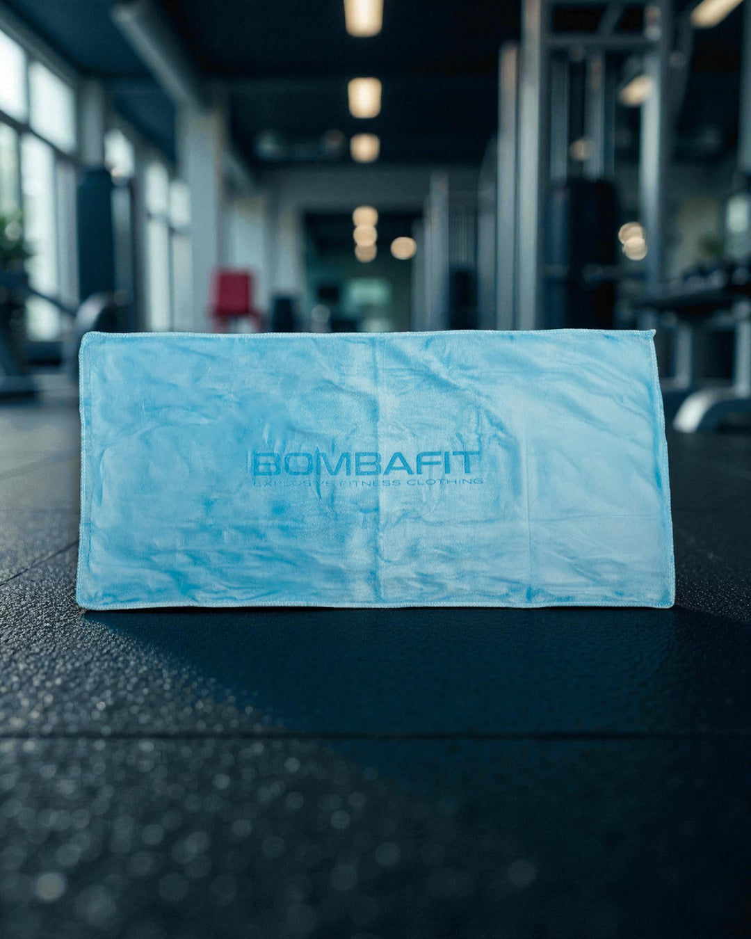Bombafit Asciugamano da Palestra - Azzurro