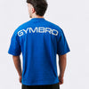 T-shirt Oversize Gymbro - Blu Elettrico