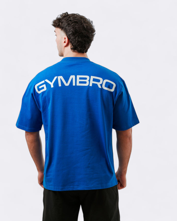 T-shirt Oversize Gymbro - Blu Elettrico