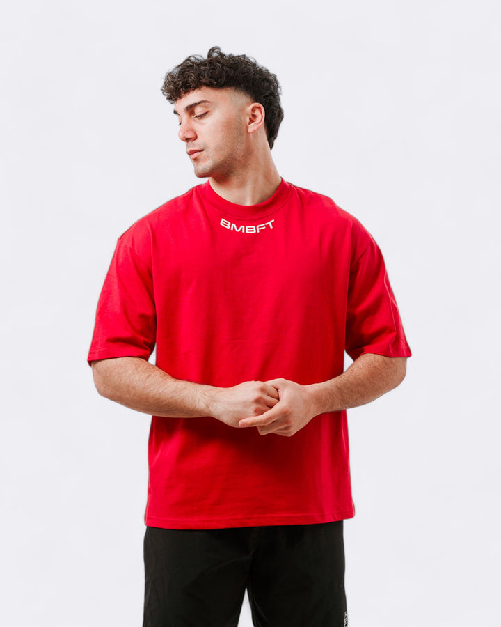 Oversized Gymbro T-shirt - Red