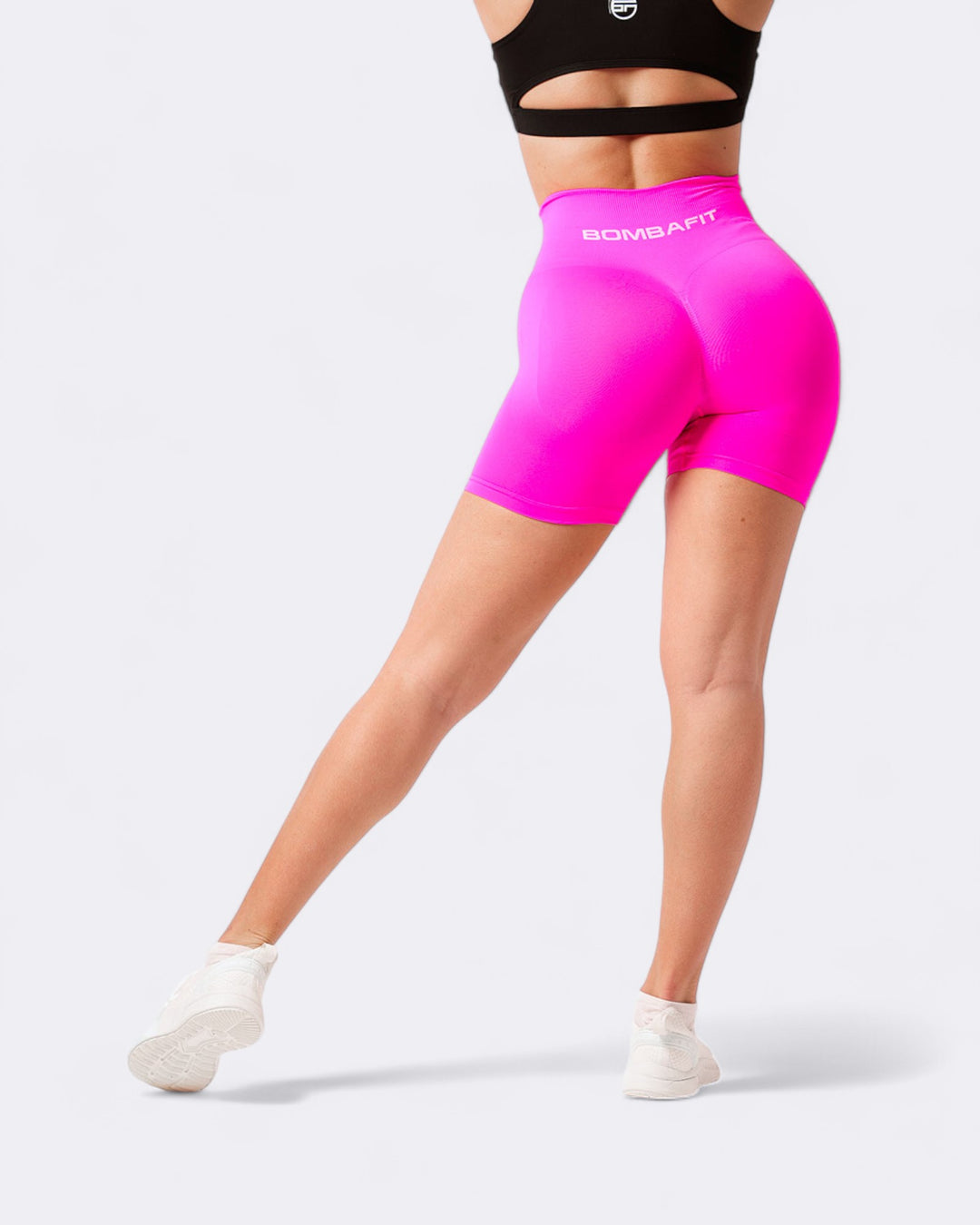 Energy Shorts Leggings - Shock Pink