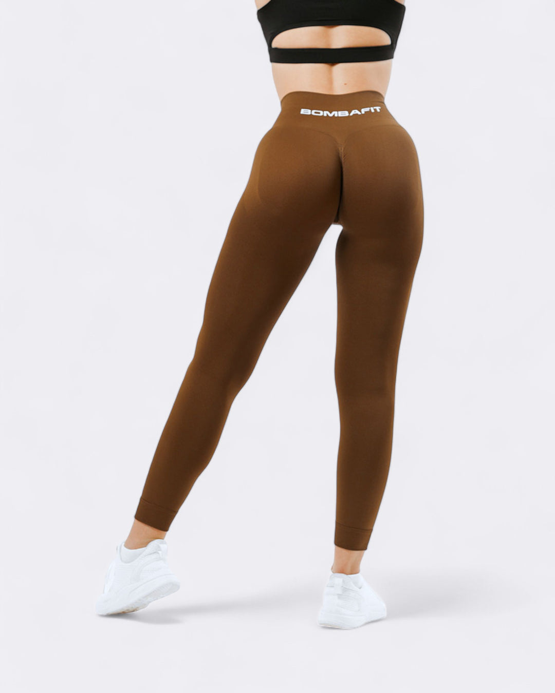 Energy leggings push up - Marrone