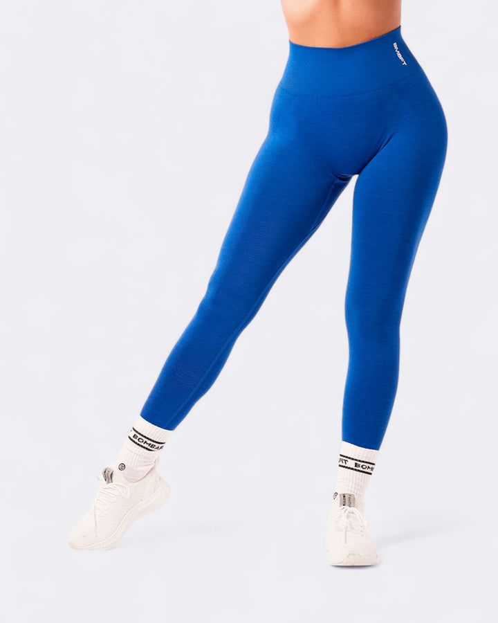 Honey Push Up Leggings - Blue