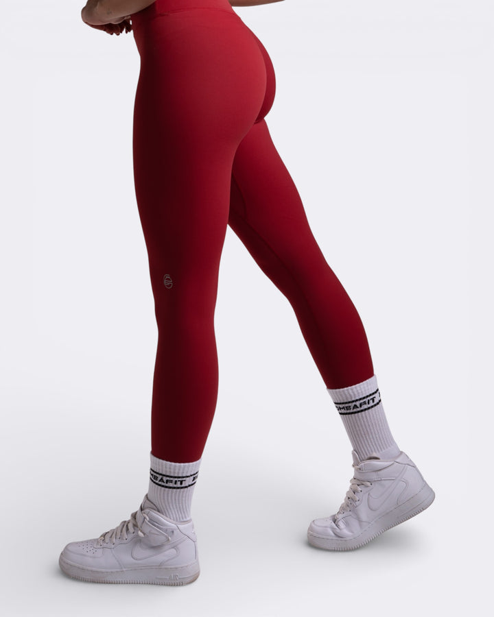 Leggings Hush - Rosso Scarlet