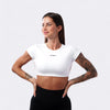 Maglietta Eden Crop - Bianco