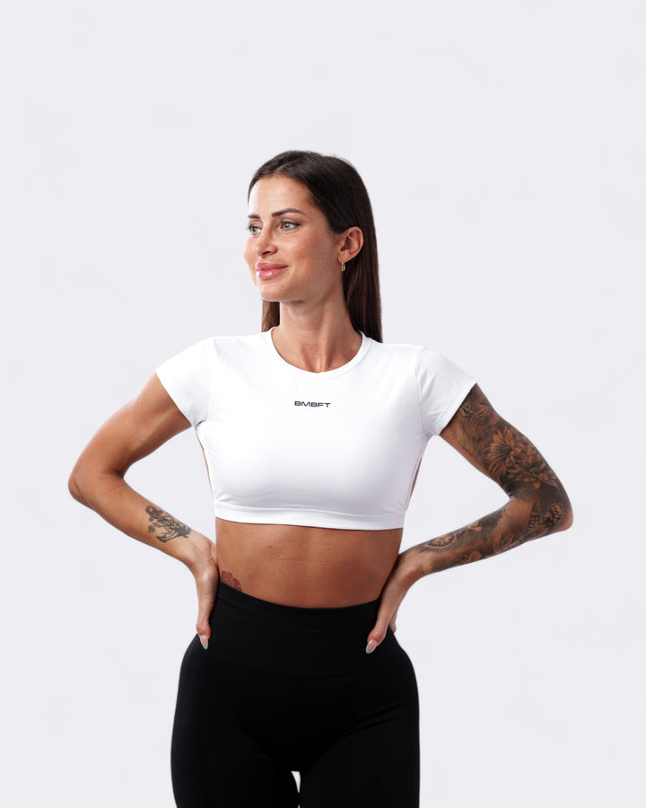 Eden Crop T-Shirt - White