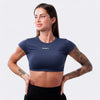 Maglietta Eden Crop - Blu