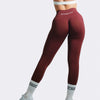 Oasis Leggings Push Up - Bordeaux