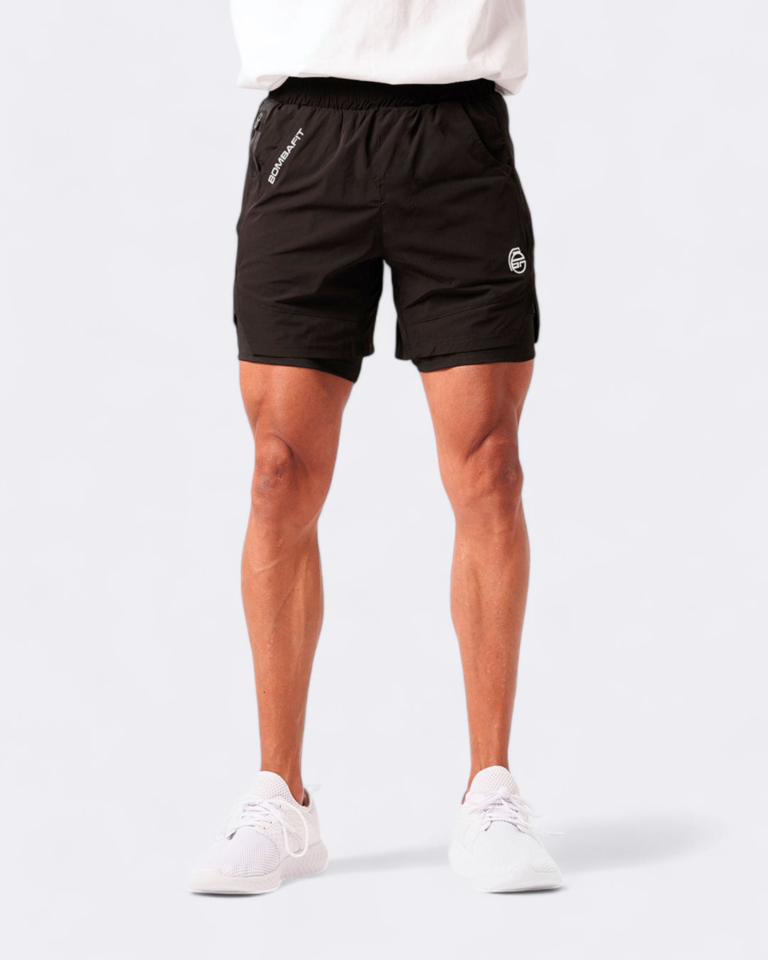 Pantaloncino Training Uomo - Triple black