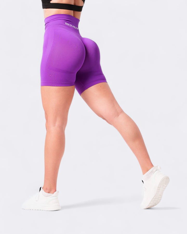 Pump It Shorts Leggings - Purple