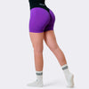Pump It Bicolor Shorts Leggings - Viola/Nero