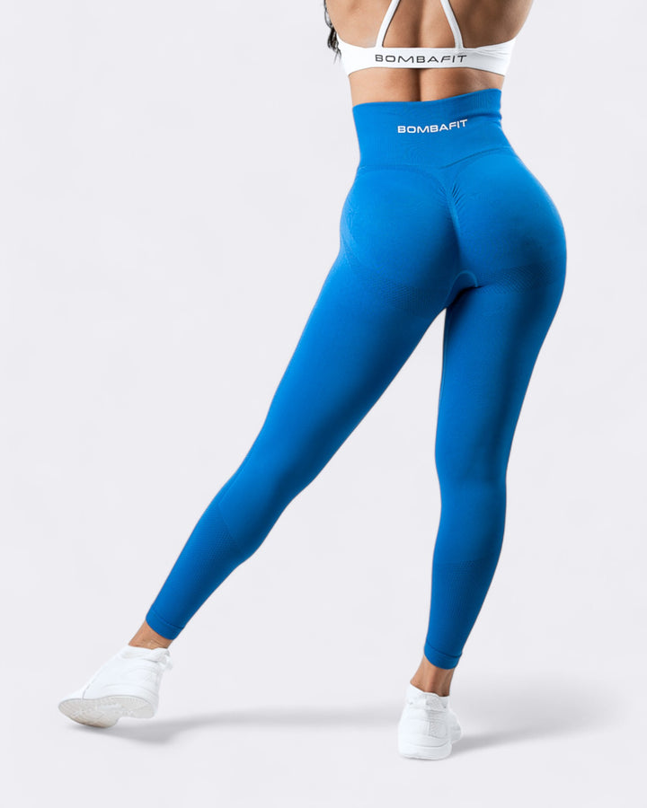 Sweet leggings push up - Blu