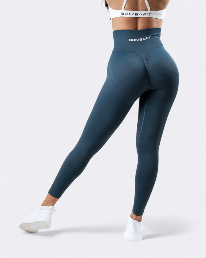 Sweet leggings push up - Blu Scuro