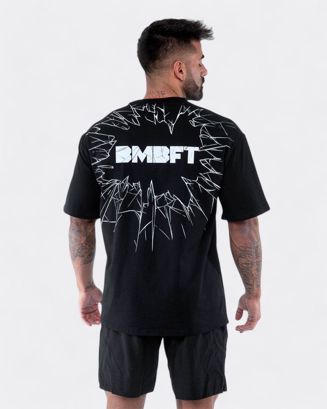 Oversized Broken T-shirt - Black