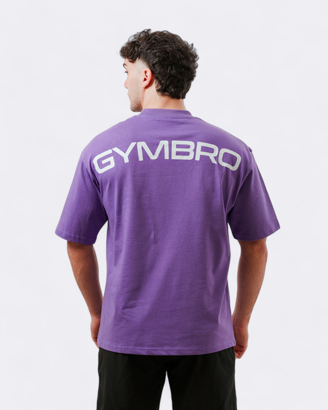 Oversized Gymbro T-shirt - Purple