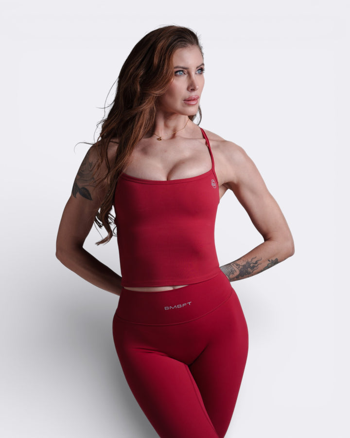 Top Hush - Rosso Scarlet