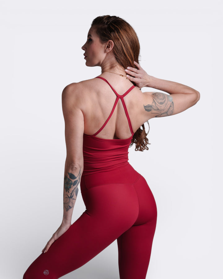 Top Hush - Rosso Scarlet