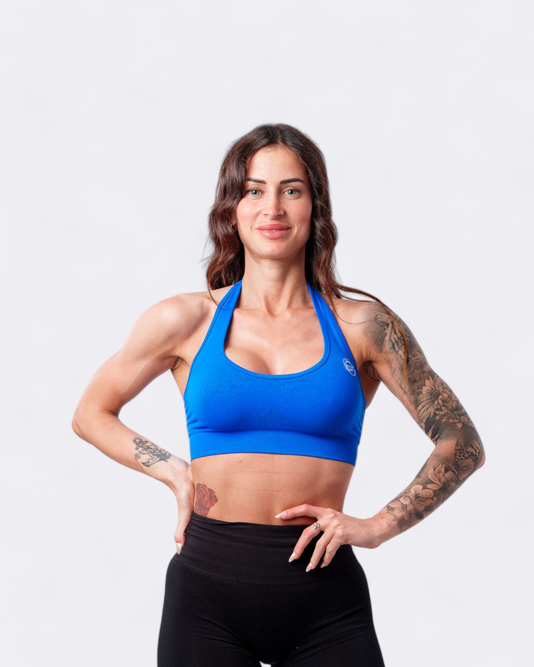 Top Circle Seamless - Blu Elettrico