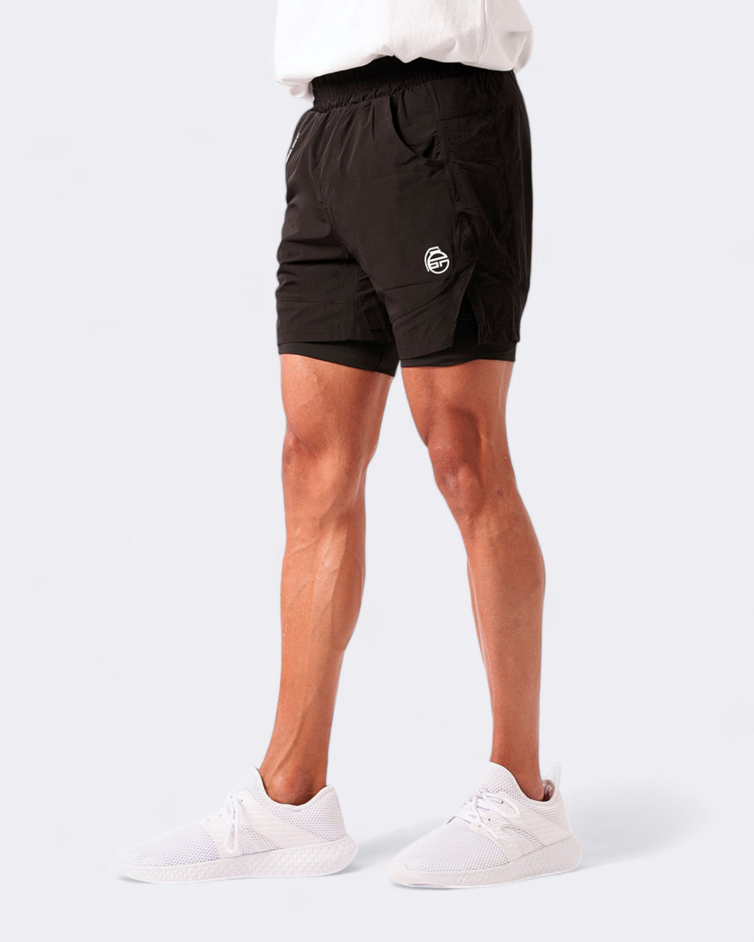 Pantaloncino Training Uomo - Triple black