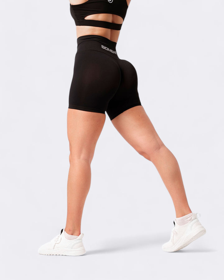 Athena Shorts Leggings - Black