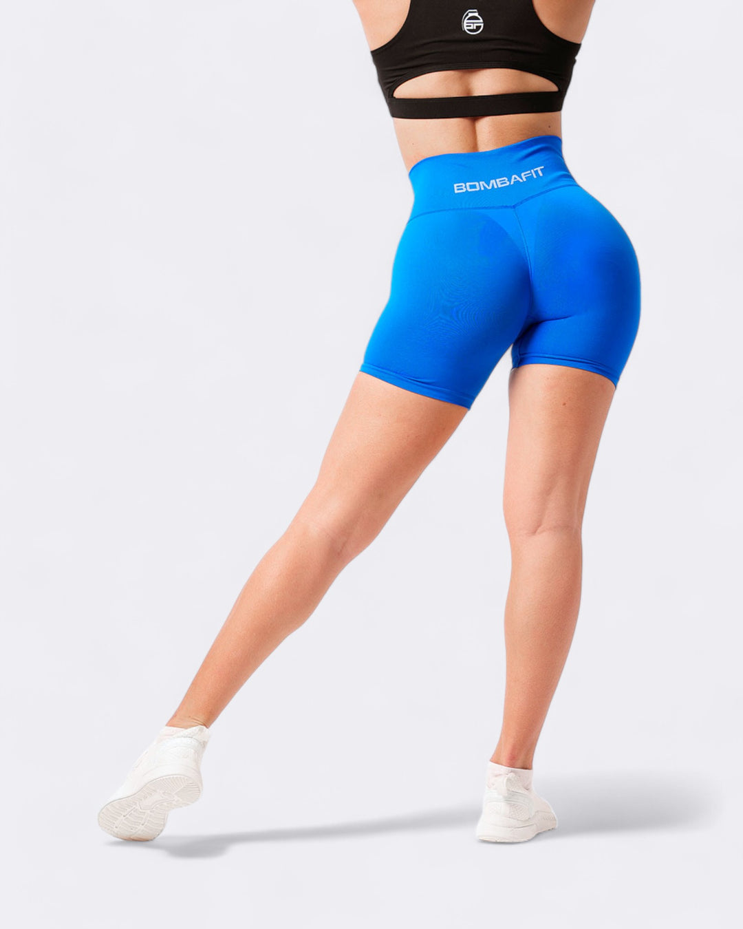 Atena Shorts Leggings - Blu Elettrico