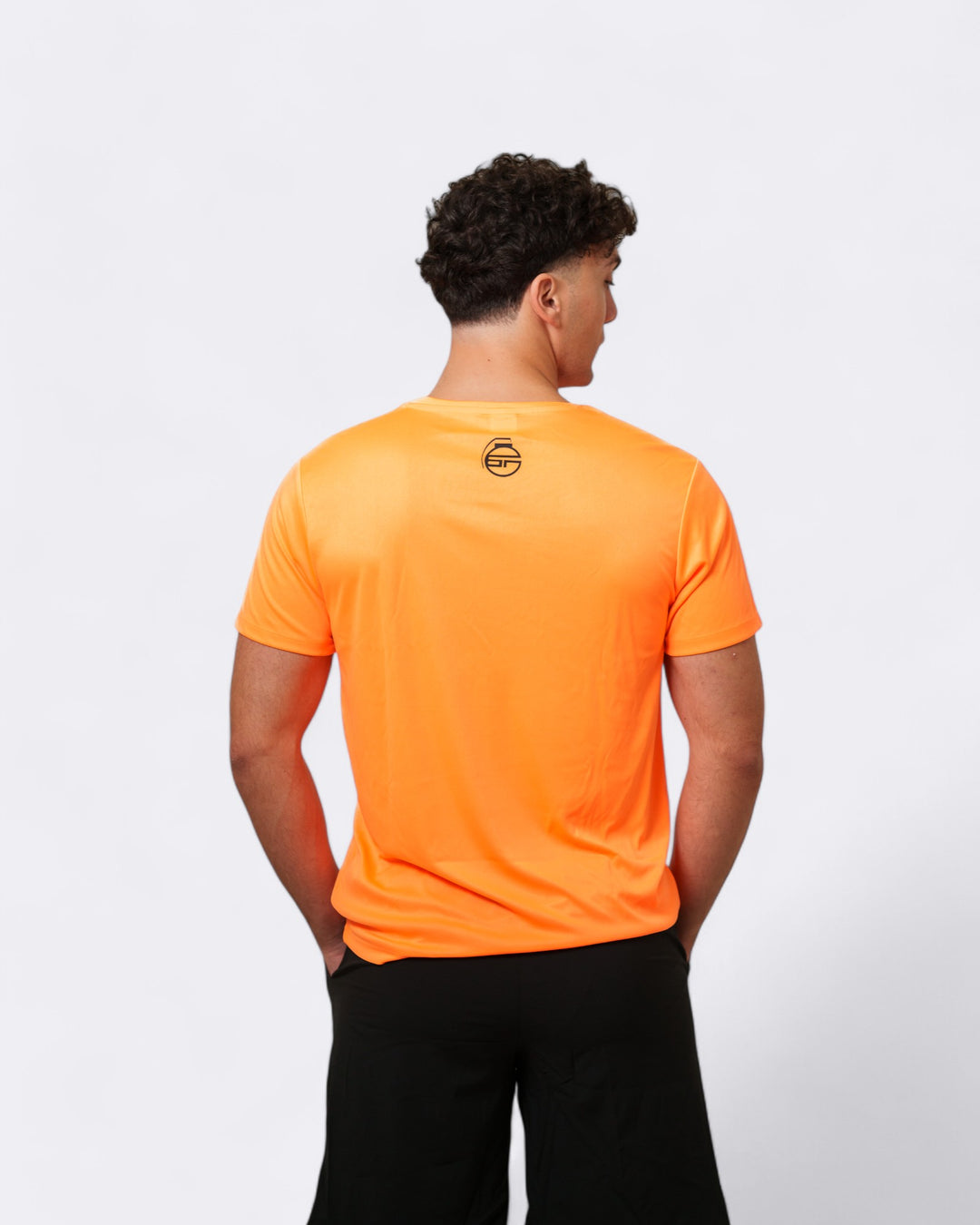 T-shirt Plain - Arancione Fluo